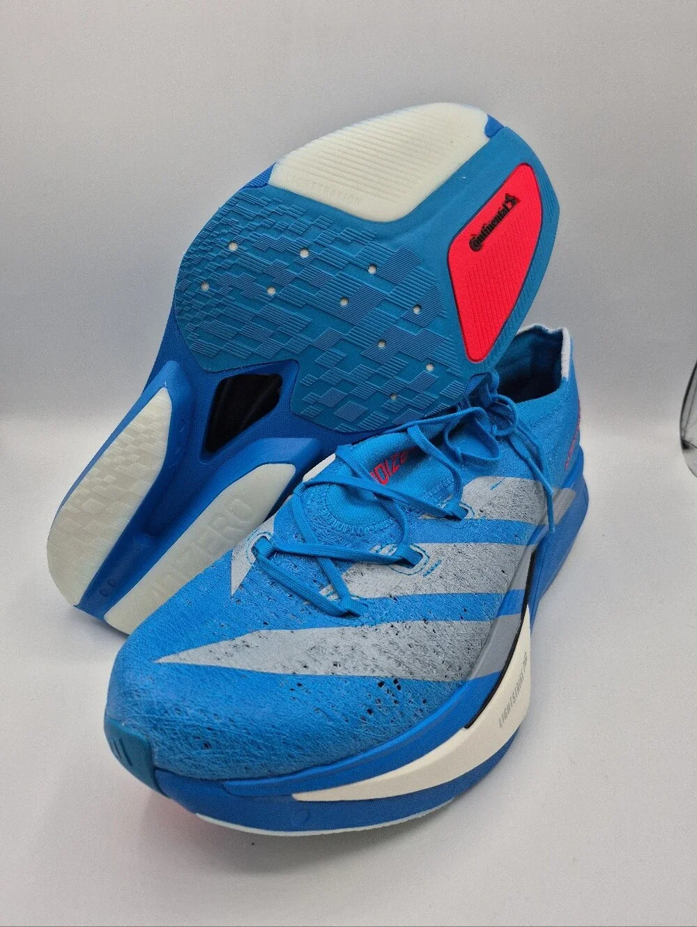 Adidas Adizero Prime X3 Strung Blue Running Shoes Mens Sizes New JQ0615